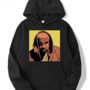 Kanye West Face Art Poster Hoodie