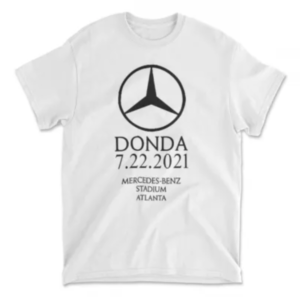 Introducing the Kanye West Donda Mercedes Benz T-shirt, a premium garment designed for comfort and style. Crafted with care, this shirt boasts a composition of 100% combed and ring-spun cotton, ensuring a soft and luxurious feel. The Ash color variant is made from 99% combed and ring-spun cotton, along with 1% polyester, while Heather colors feature a blend of 52% combed and ring-spun cotton and 48% polyester. For added durability, Athletic and Black Heather options incorporate a mix of 90% combed and ring-spun cotton with 10% polyester. The Heather Prism colors showcase a sophisticated blend of 99% combed and ring-spun cotton, complemented by 1% polyester. With a fabric weight of 4.2 oz (142 g/m2) and pre-shrunk material, this T-shirt ensures both comfort and longevity. Constructed with side-seamed detailing and shoulder-to-shoulder taping, the Kanye West Donda Mercedes Benz T-shirt not only looks great but also provides a flattering fit. Explore our diverse collection, featuring other popular shirts such as the Jesus is King Chicago White T-shirt, Kanye West I Feel Like Pablo T-shirt for men's streetwear, and the iconic Donda Album Cover T-shirt. Don't miss out on other exclusive Kanye West Merchandise, including the trendy Lucky Me I See Ghosts Hoodie, the bold Ye Must Be Born Again Hoodie, and the latest Donda Merch. Elevate your wardrobe with these unique pieces inspired by the visionary Kanye West. Kanye West Donda Mercedes Benz Tshirt