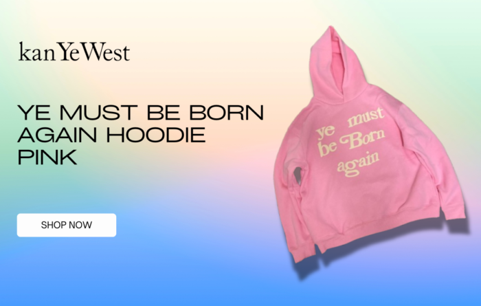 Ye Must Be Born Again Hoodie Pink