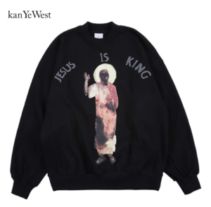 Jesus Is King Printed Pullover Sweatshirt